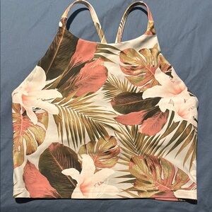 Old Navy Work Out Floral Print Women's Top